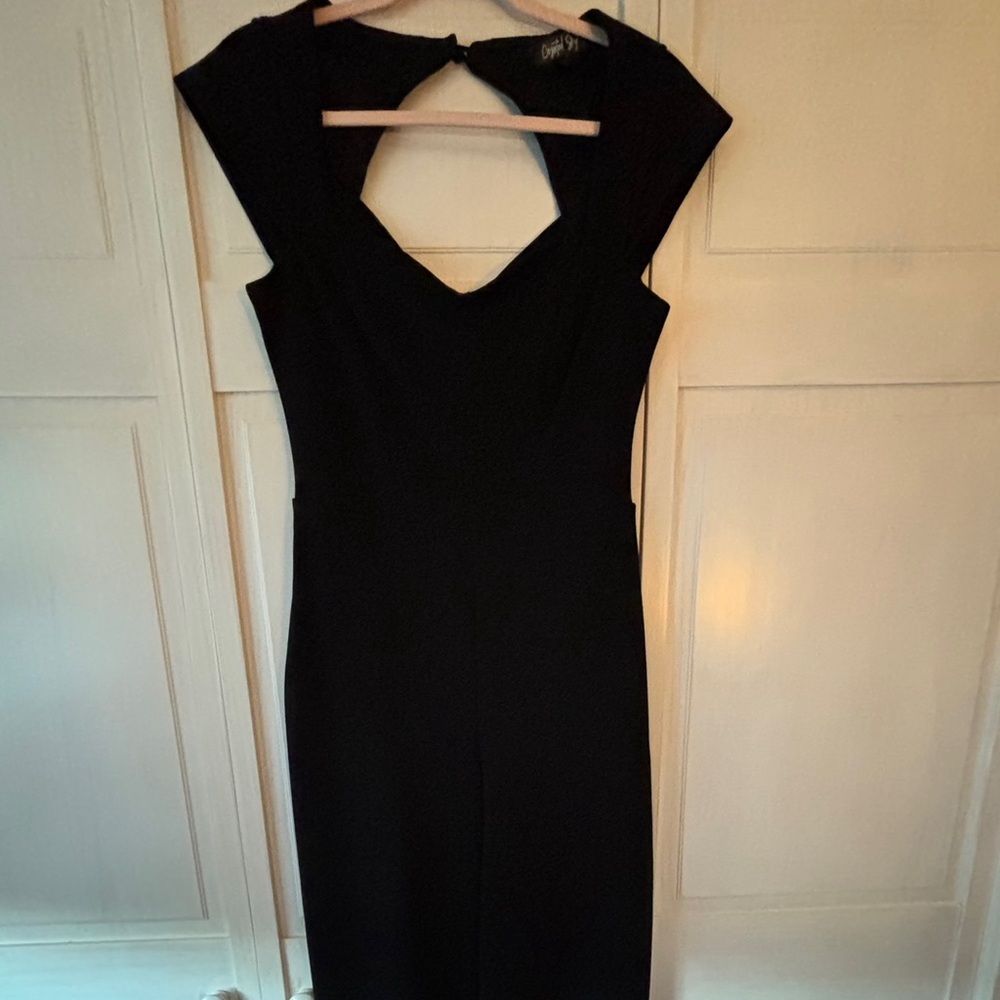 Chic Black Jumpsuit with cutout back